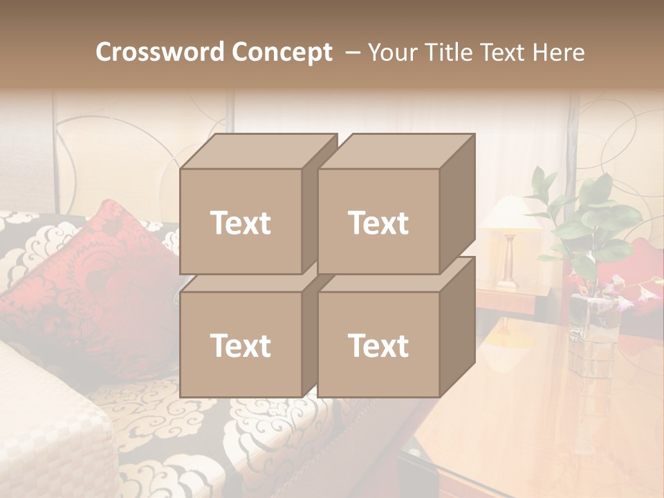 Chair Window Carpet PowerPoint Template