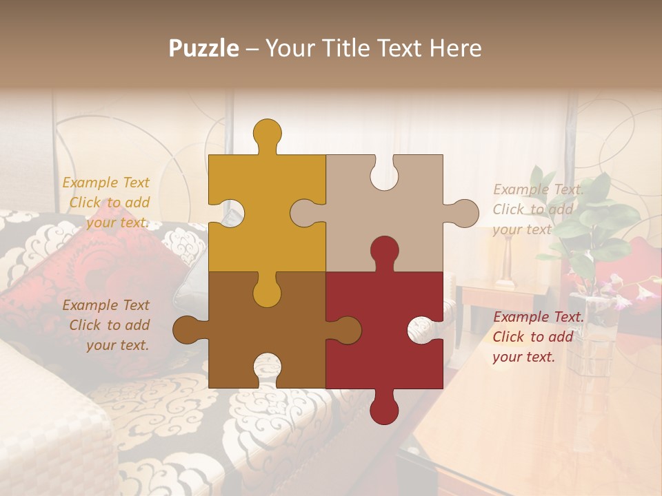 Chair Window Carpet PowerPoint Template