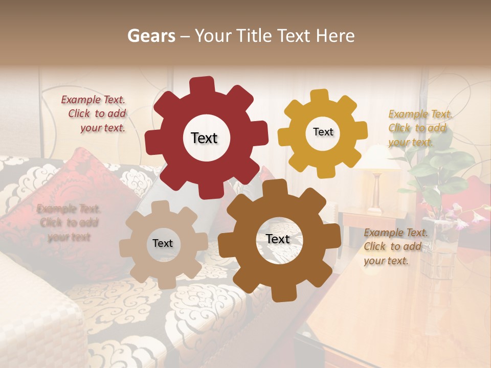 Chair Window Carpet PowerPoint Template