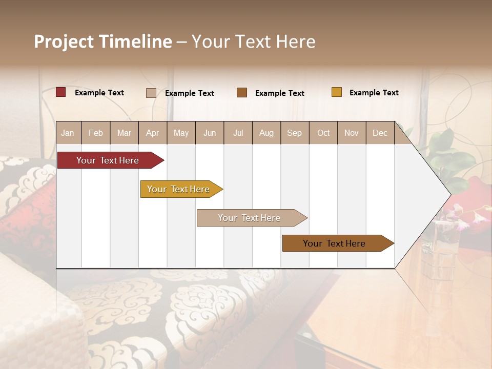 Chair Window Carpet PowerPoint Template