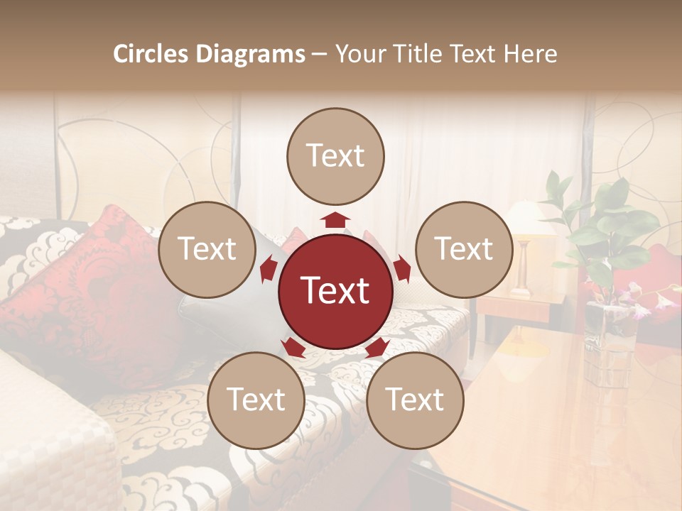 Chair Window Carpet PowerPoint Template