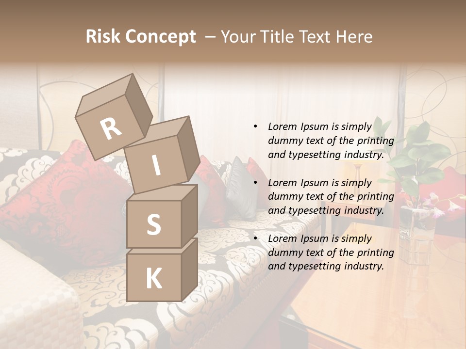 Chair Window Carpet PowerPoint Template