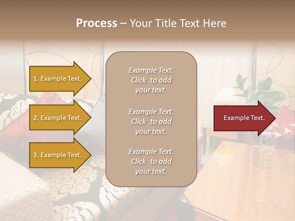 Chair Window Carpet PowerPoint Template
