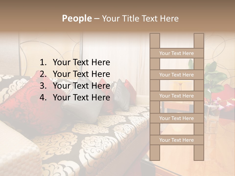 Chair Window Carpet PowerPoint Template