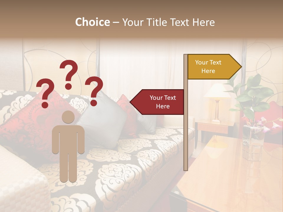 Chair Window Carpet PowerPoint Template