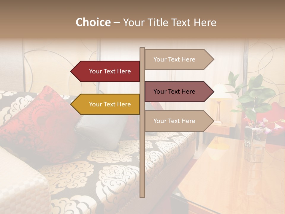 Chair Window Carpet PowerPoint Template