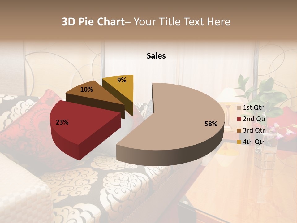 Chair Window Carpet PowerPoint Template