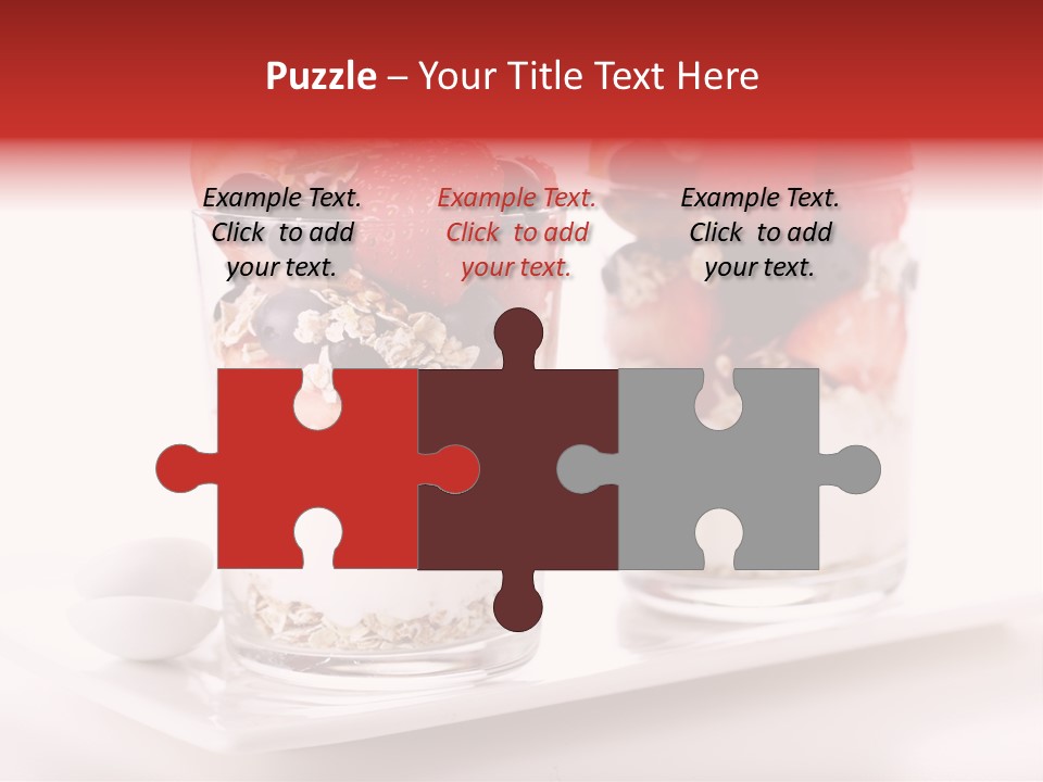 Peach Granola Assorted PowerPoint Template