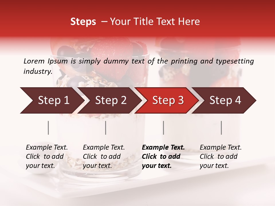 Peach Granola Assorted PowerPoint Template