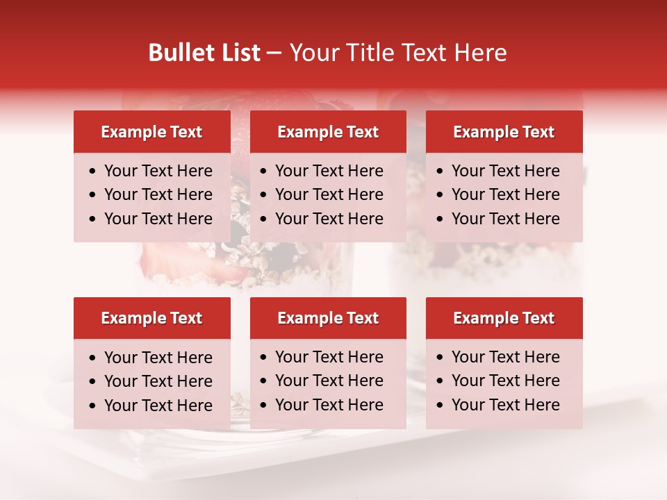 Peach Granola Assorted PowerPoint Template