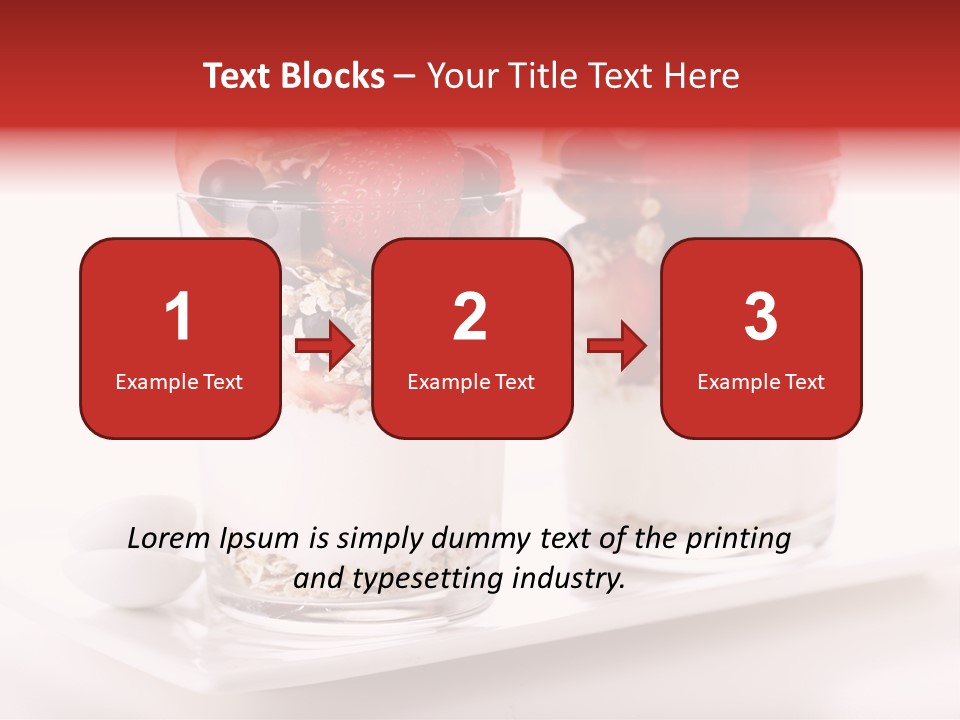 Peach Granola Assorted PowerPoint Template