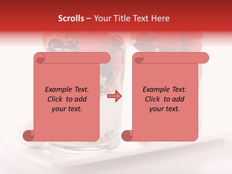 Peach Granola Assorted PowerPoint Template