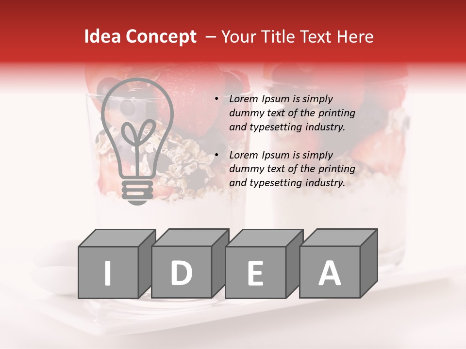 Peach Granola Assorted PowerPoint Template