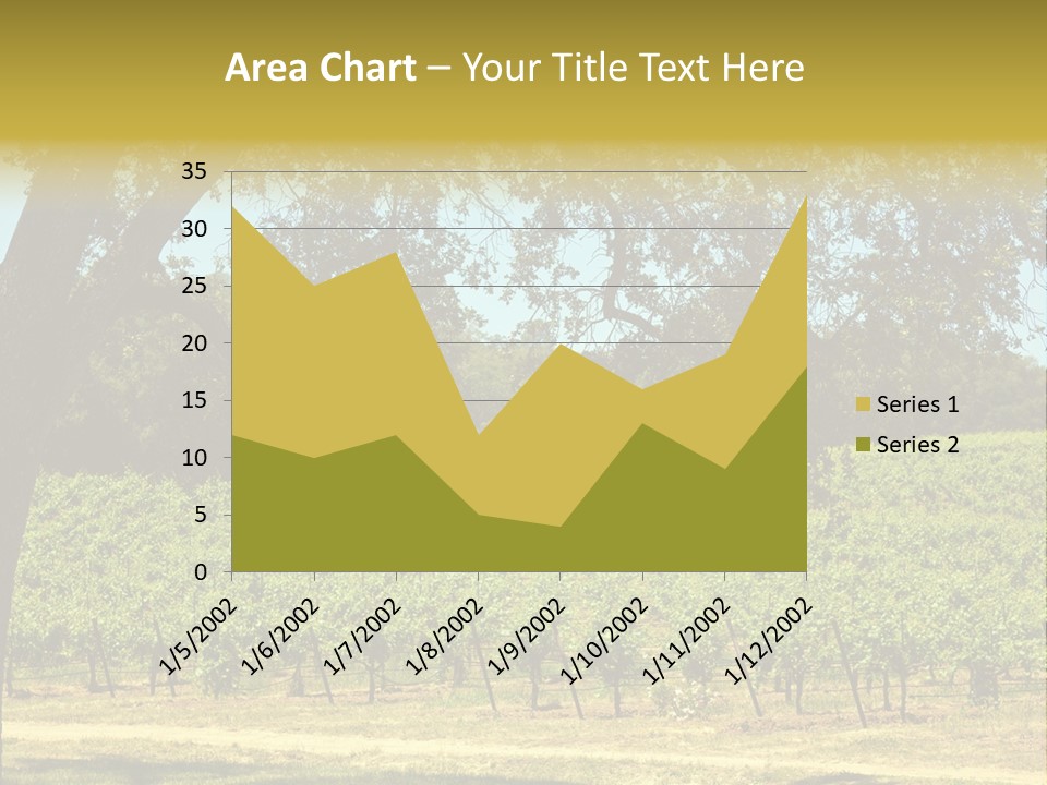 Agriculture Sunlight Wine PowerPoint Template