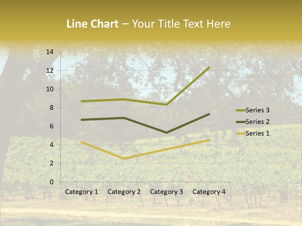 Agriculture Sunlight Wine PowerPoint Template
