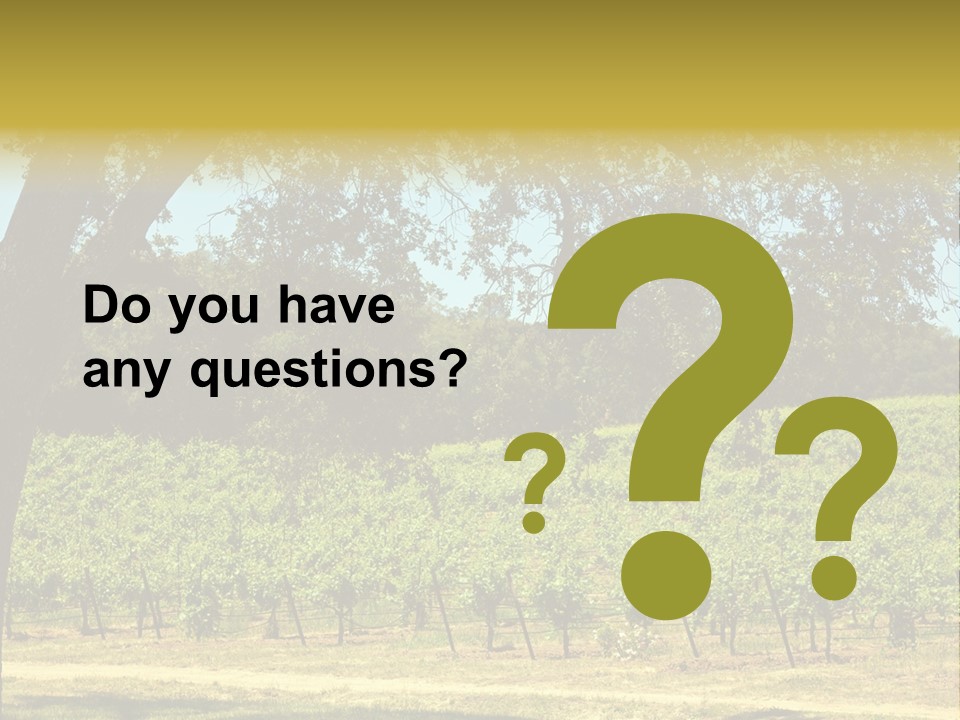 Agriculture Sunlight Wine PowerPoint Template