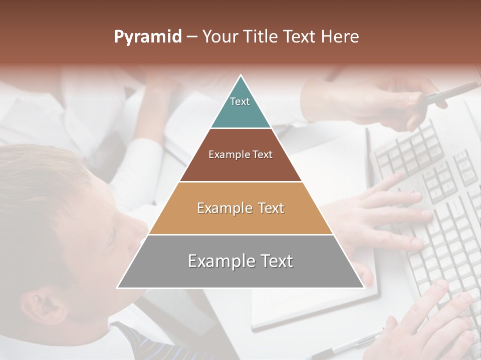 Adult Explaining Businesspeople PowerPoint Template