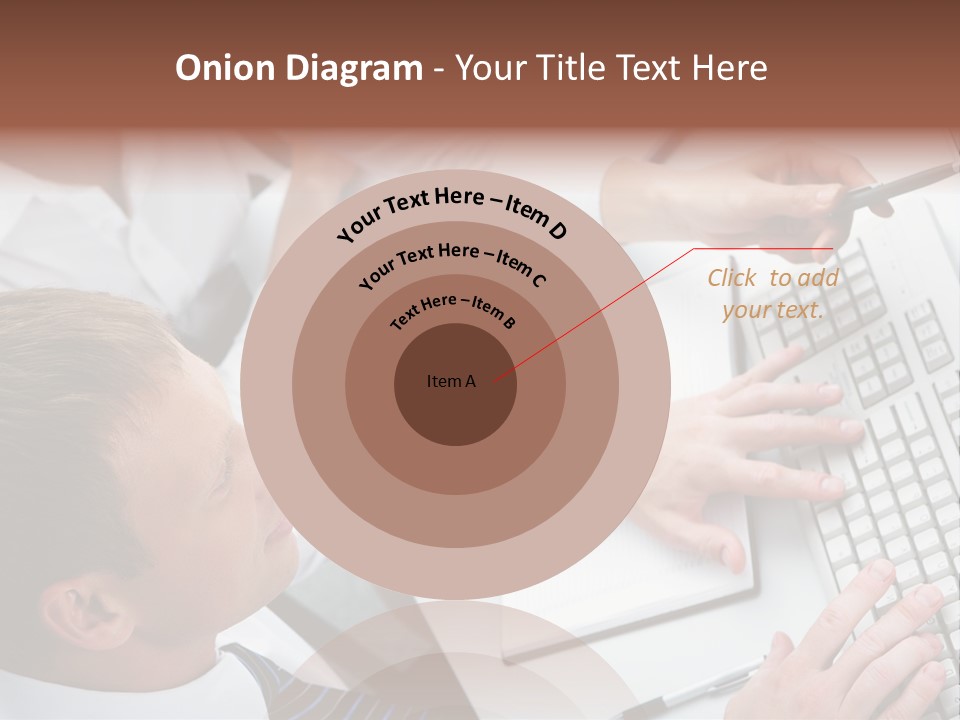 Adult Explaining Businesspeople PowerPoint Template