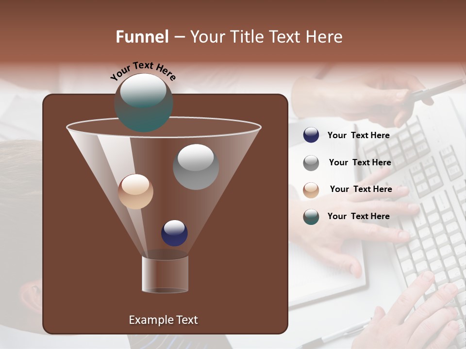 Adult Explaining Businesspeople PowerPoint Template