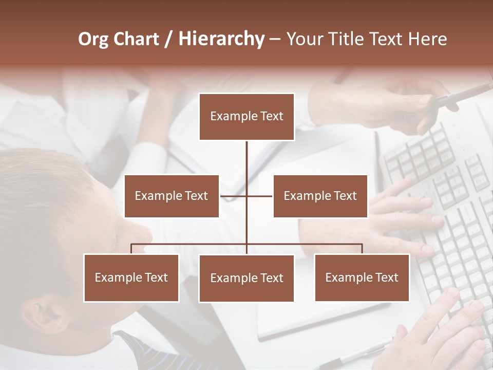 Adult Explaining Businesspeople PowerPoint Template