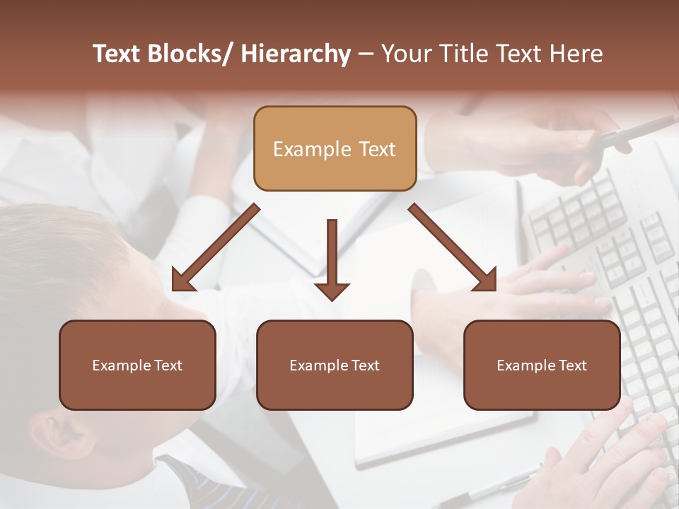 Adult Explaining Businesspeople PowerPoint Template