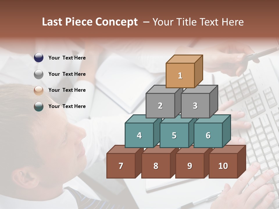 Adult Explaining Businesspeople PowerPoint Template