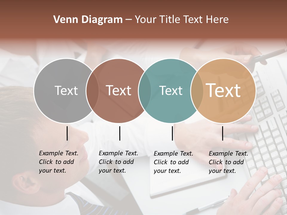 Adult Explaining Businesspeople PowerPoint Template