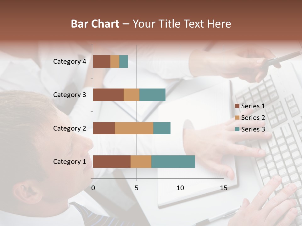 Adult Explaining Businesspeople PowerPoint Template