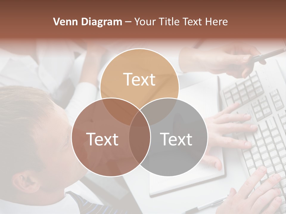 Adult Explaining Businesspeople PowerPoint Template