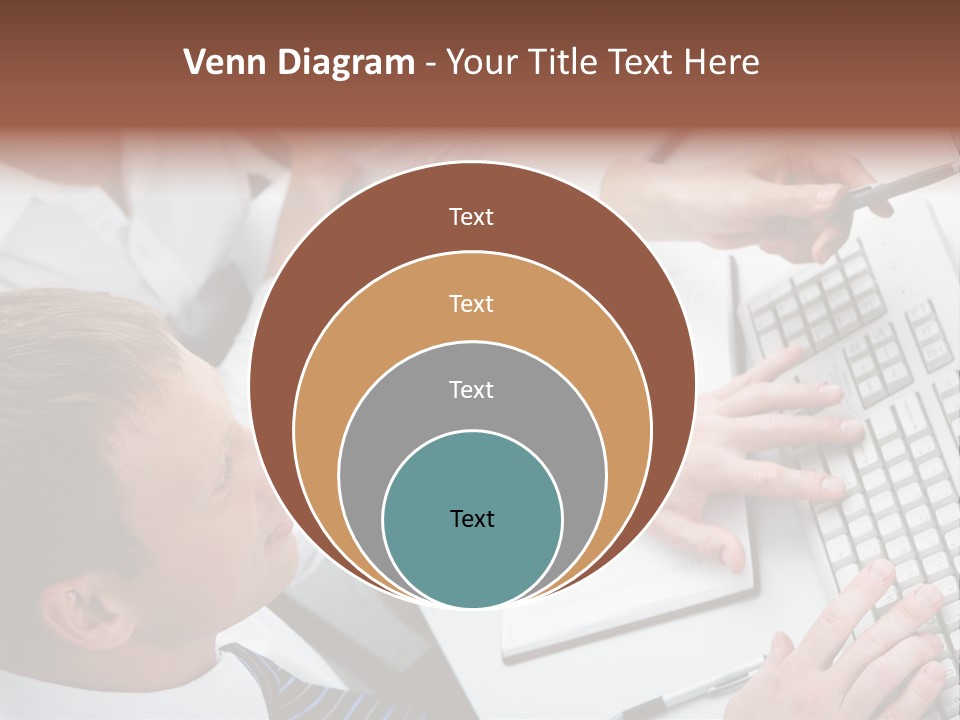 Adult Explaining Businesspeople PowerPoint Template