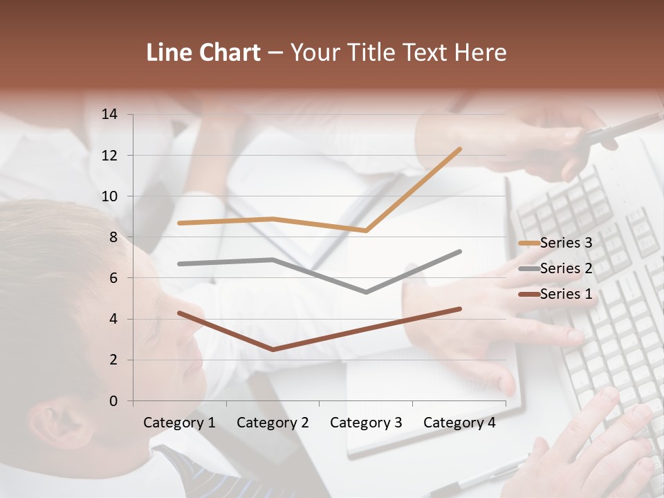 Adult Explaining Businesspeople PowerPoint Template