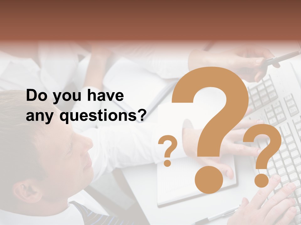 Adult Explaining Businesspeople PowerPoint Template