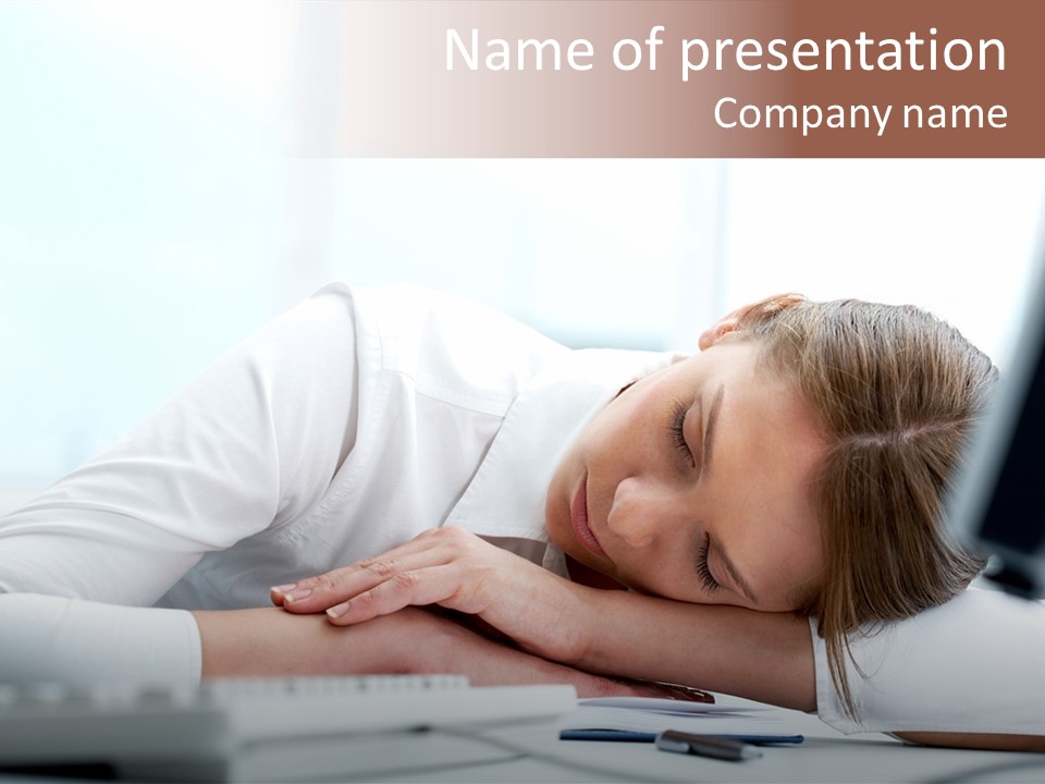 Expertise Business Businesswoman PowerPoint Template