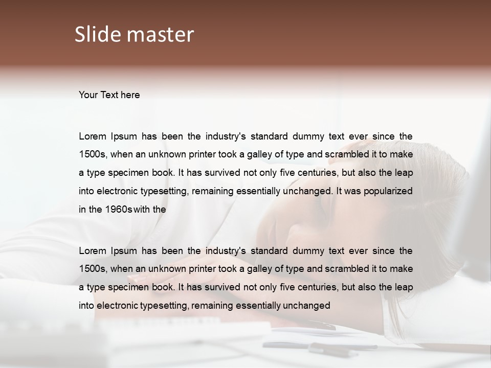 Expertise Business Businesswoman PowerPoint Template