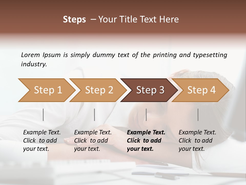 Expertise Business Businesswoman PowerPoint Template