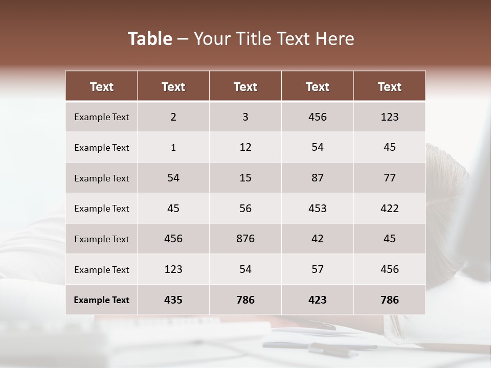 Expertise Business Businesswoman PowerPoint Template