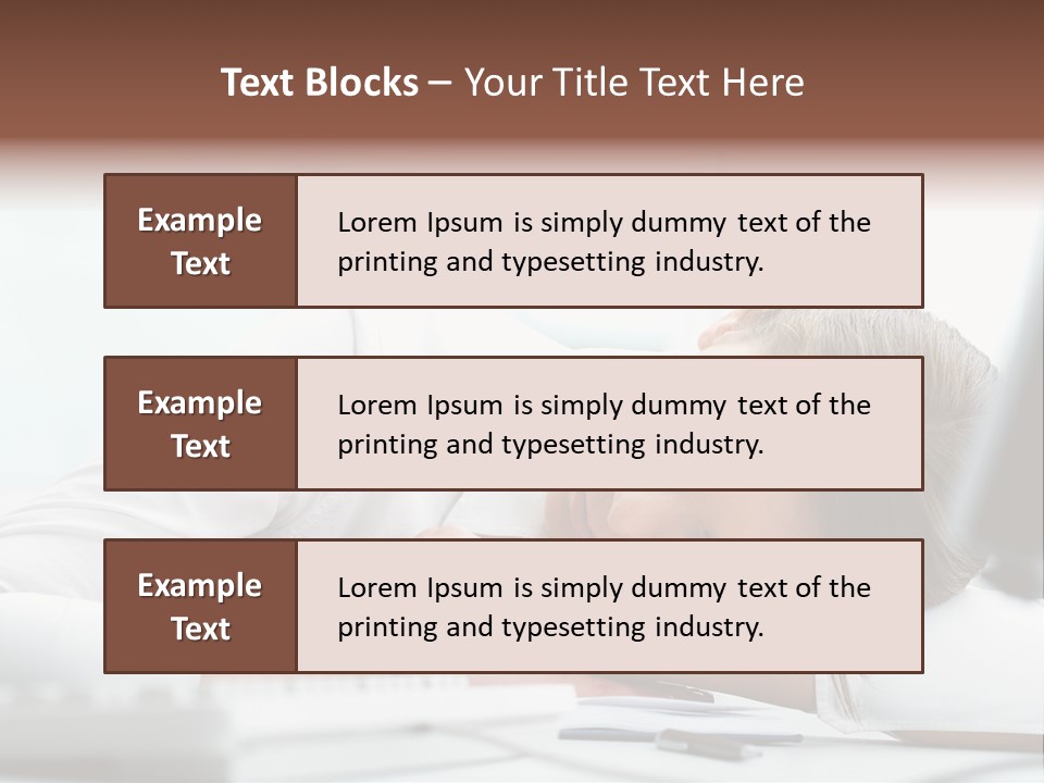 Expertise Business Businesswoman PowerPoint Template