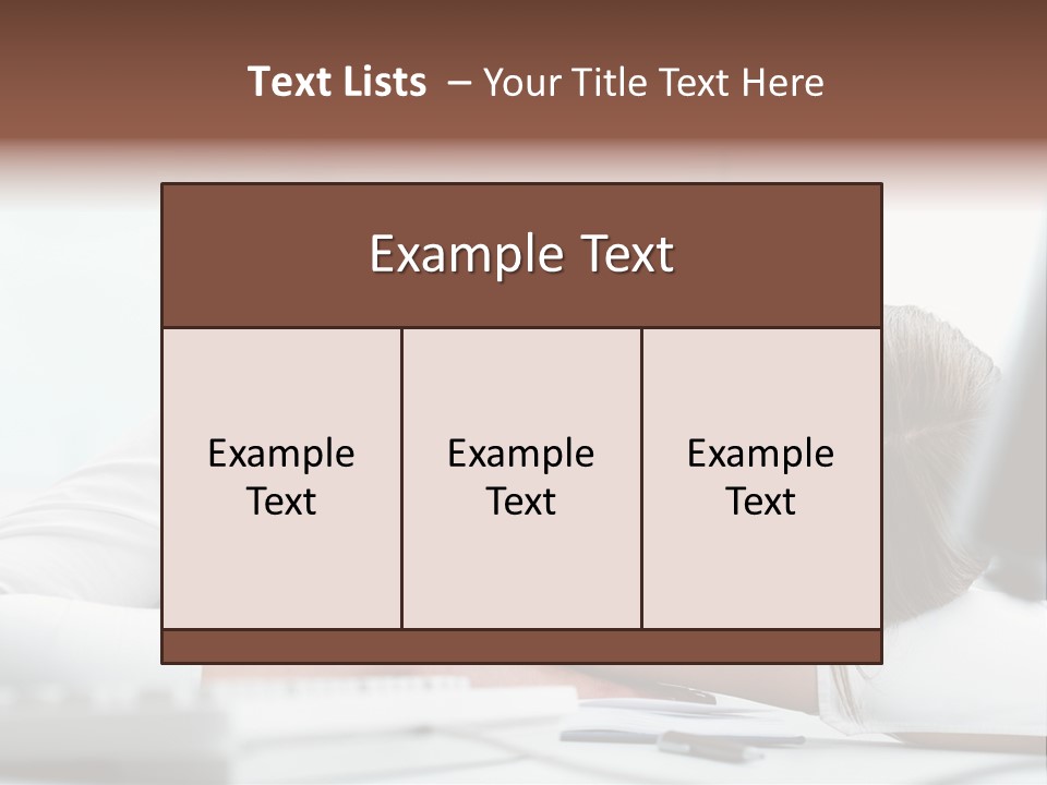Expertise Business Businesswoman PowerPoint Template