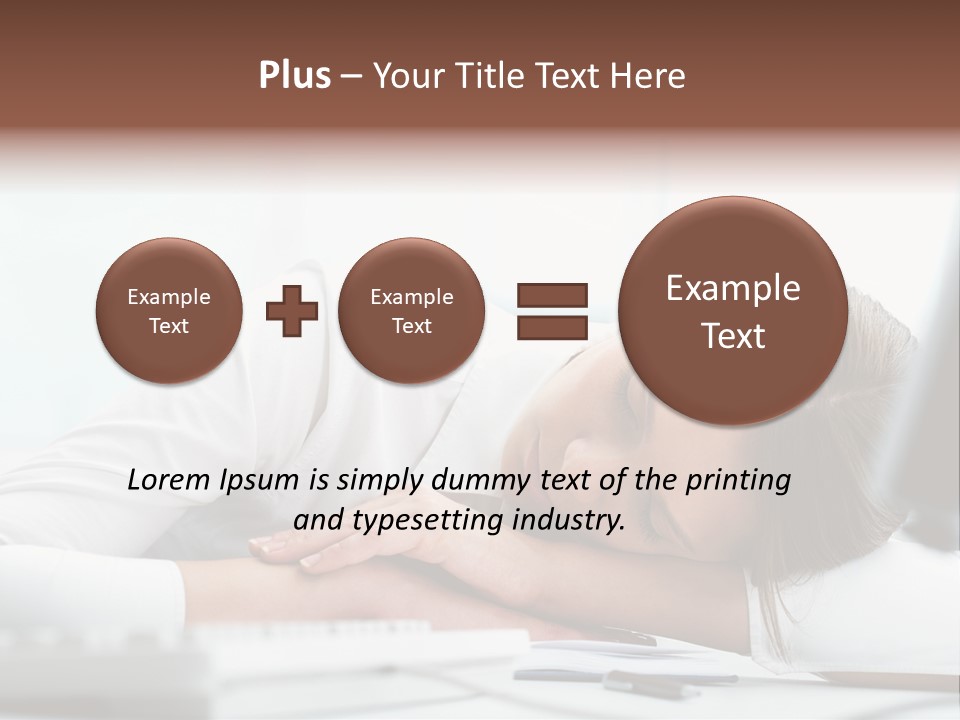 Expertise Business Businesswoman PowerPoint Template