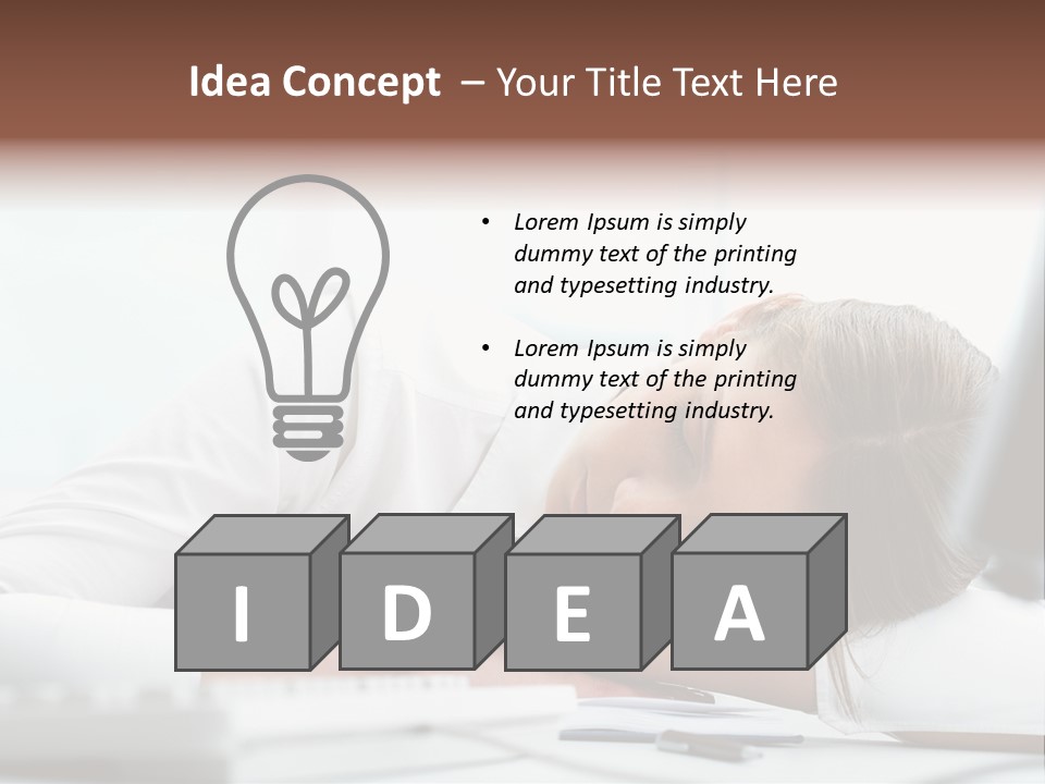 Expertise Business Businesswoman PowerPoint Template