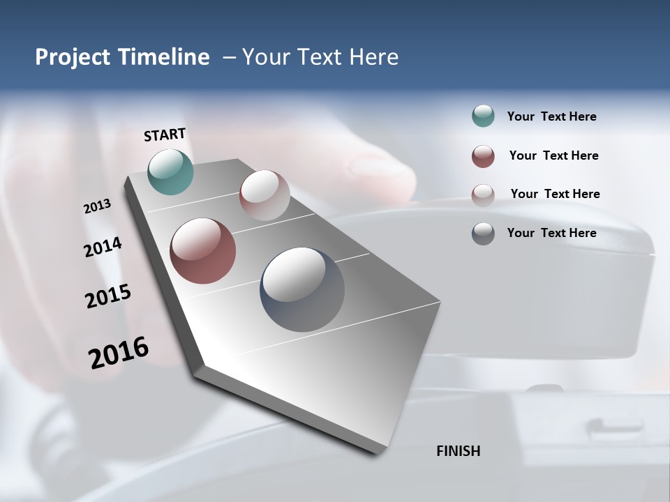 Reception Cable Workplace PowerPoint Template
