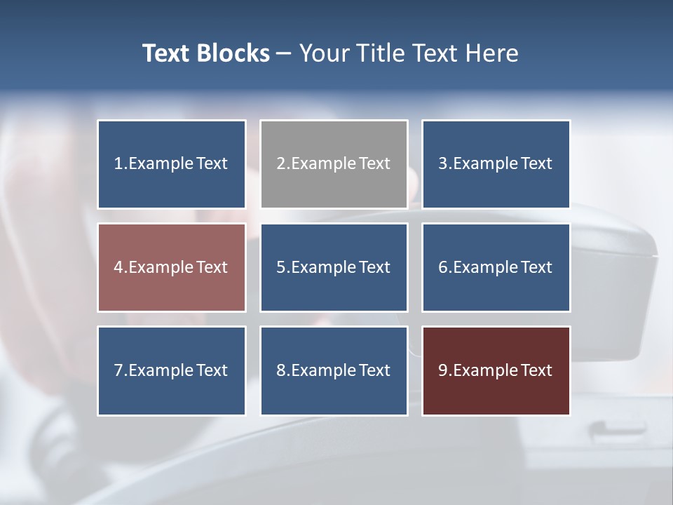 Reception Cable Workplace PowerPoint Template