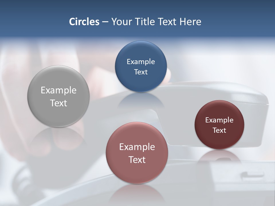 Reception Cable Workplace PowerPoint Template