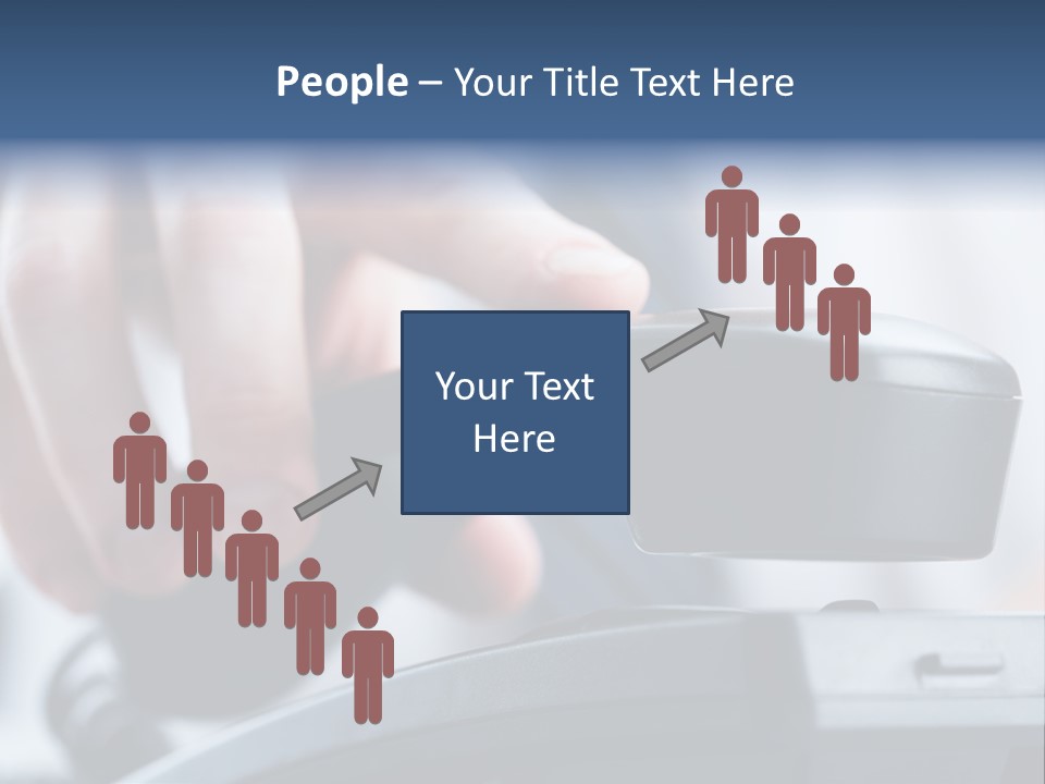 Reception Cable Workplace PowerPoint Template