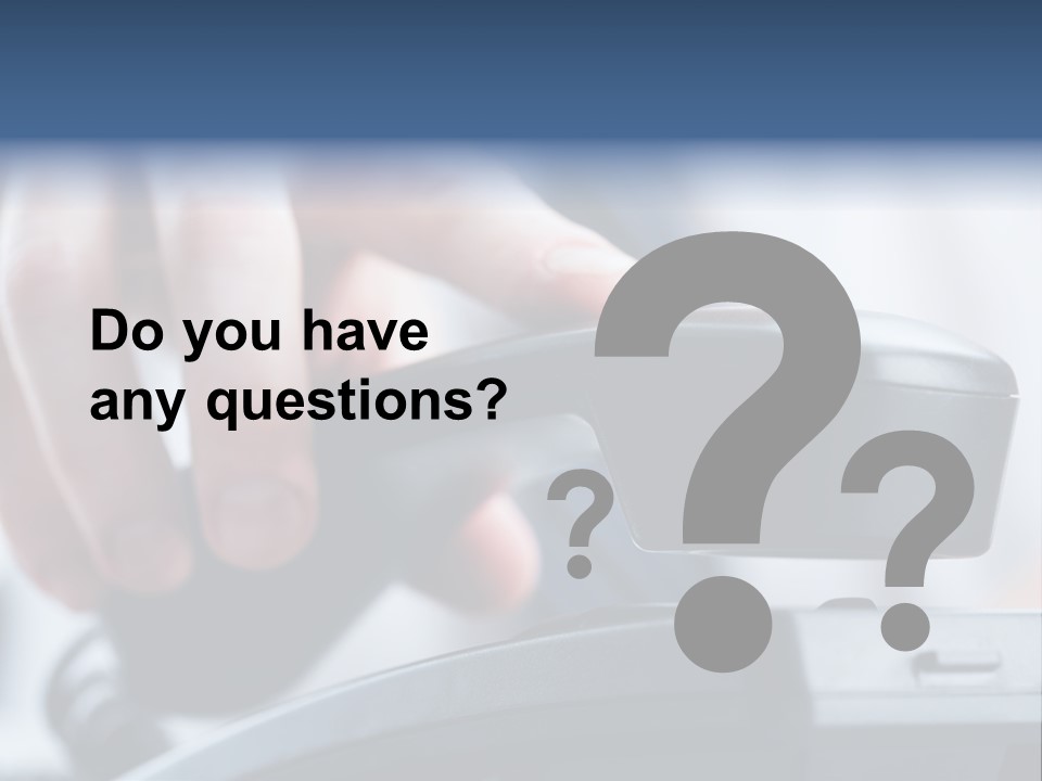 Reception Cable Workplace PowerPoint Template