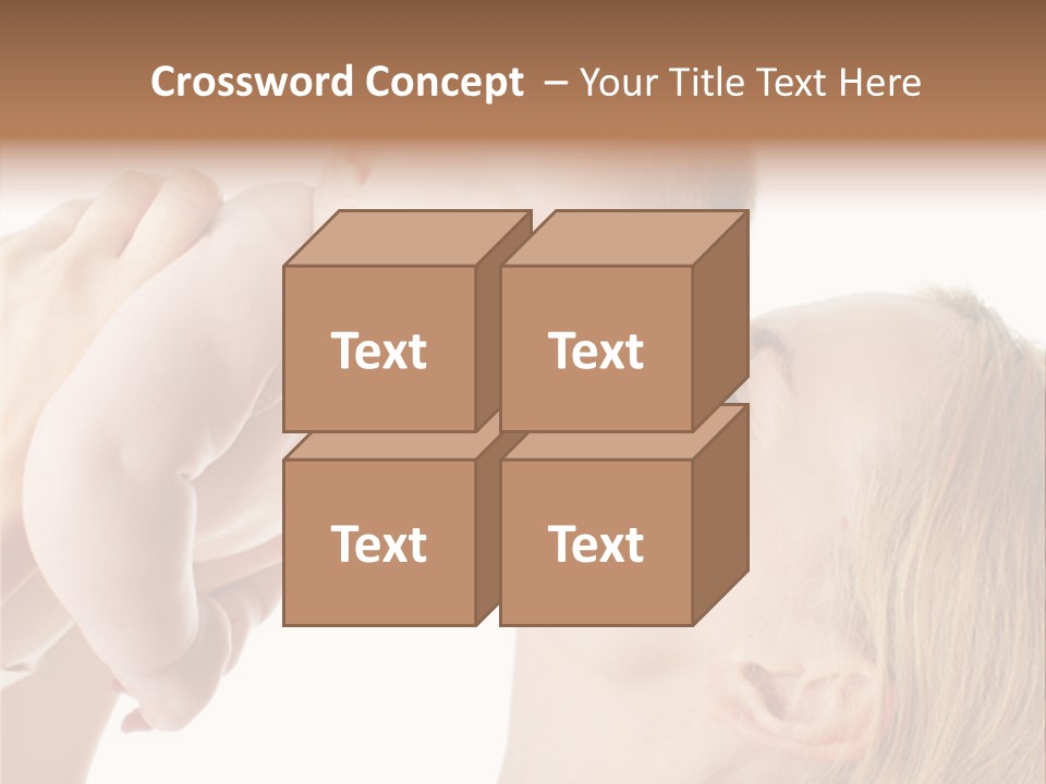 Indoors Shot Toddler PowerPoint Template