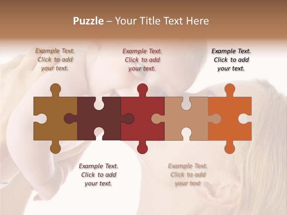 Indoors Shot Toddler PowerPoint Template