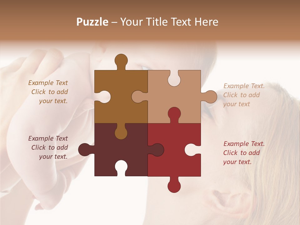 Indoors Shot Toddler PowerPoint Template