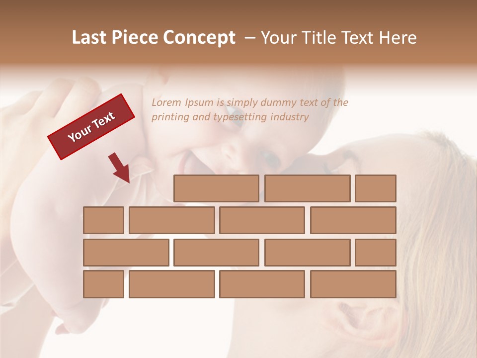 Indoors Shot Toddler PowerPoint Template