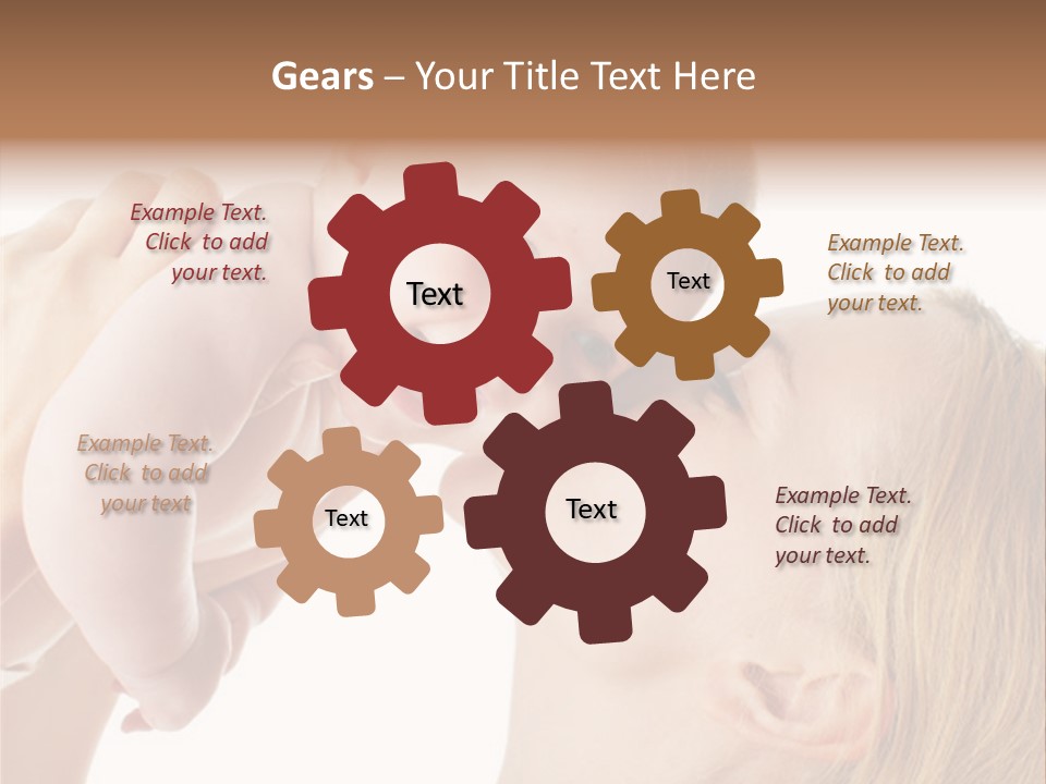 Indoors Shot Toddler PowerPoint Template